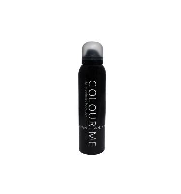 Picture of International UAE product Body Spray Colour Me Black Used for male - 150 ml