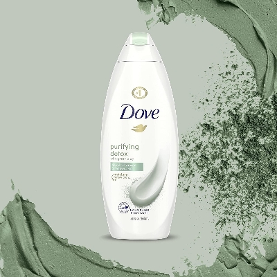 Picture of International Saudi Arabian product Dove Purifying Detox shower gel body wash used for male/ female - 250 ml