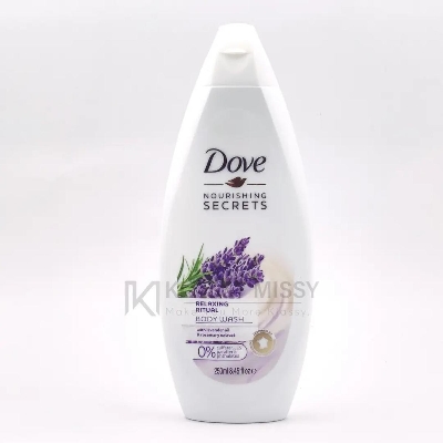 Picture of International Saudi Arabian product Dove RELAXING RITUAL shower gel body wash used for male/ female - 250 ml