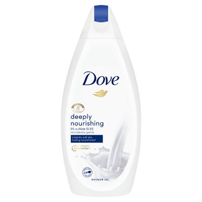 Picture of International NETHERLANDS product Dove deeply nourishing shower gel body wash used for male/ female - 500 ml