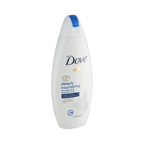 Picture of International NETHERLANDS product Dove deeply nourishing shower gel body wash used for male/ female - 500 ml