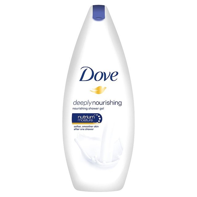 Picture of International NETHERLANDS product Dove deeply nourishing shower gel body wash used for male/ female - 500 ml