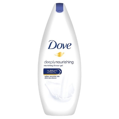 Picture of International NETHERLANDS product Dove deeply nourishing shower gel body wash used for male/ female - 500 ml