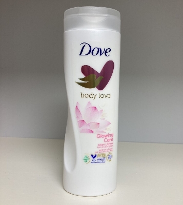 Picture of 400 ml Dove body love Glowing care Body Lotion International UK product used for male/ female