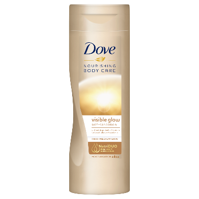 Picture of International Germany product Dove Visible Glow Care Body Lotion used for male/ female - 400 ml