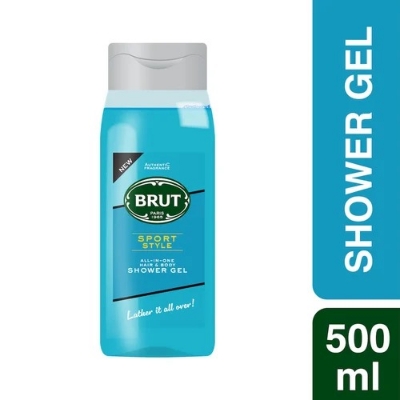 Picture of International Singapore product Hair care Brut Sport Style Shower Gel used for male/female - 500 ml