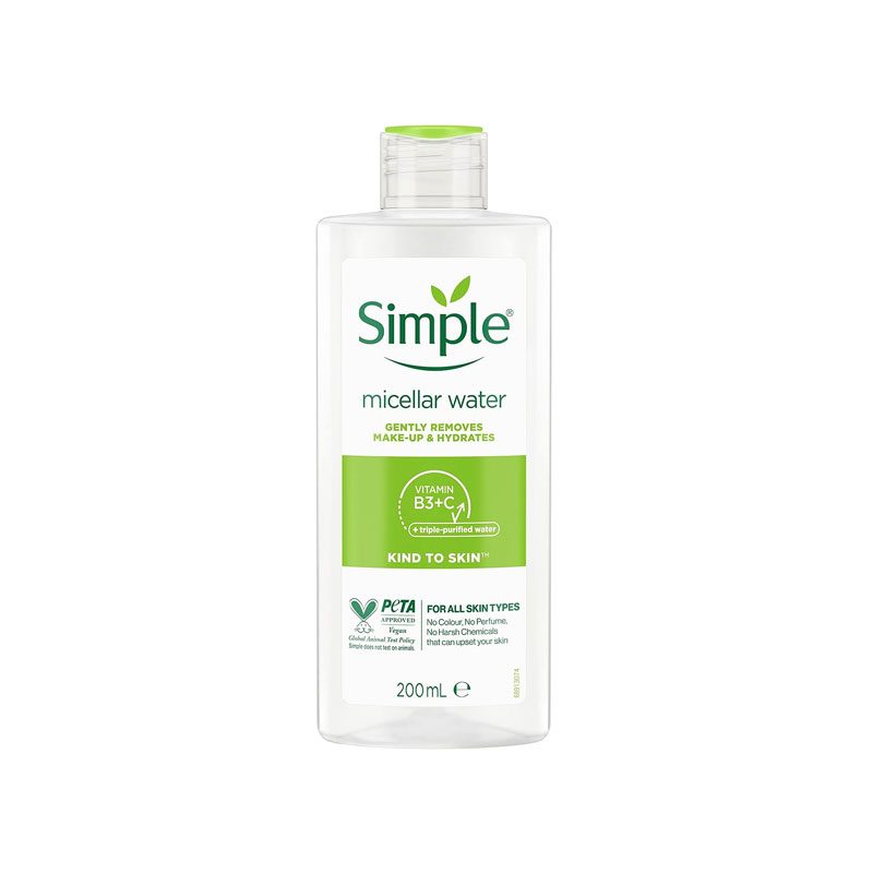 Picture of International Poland product Simple Micellar water used for male female - 200 ml