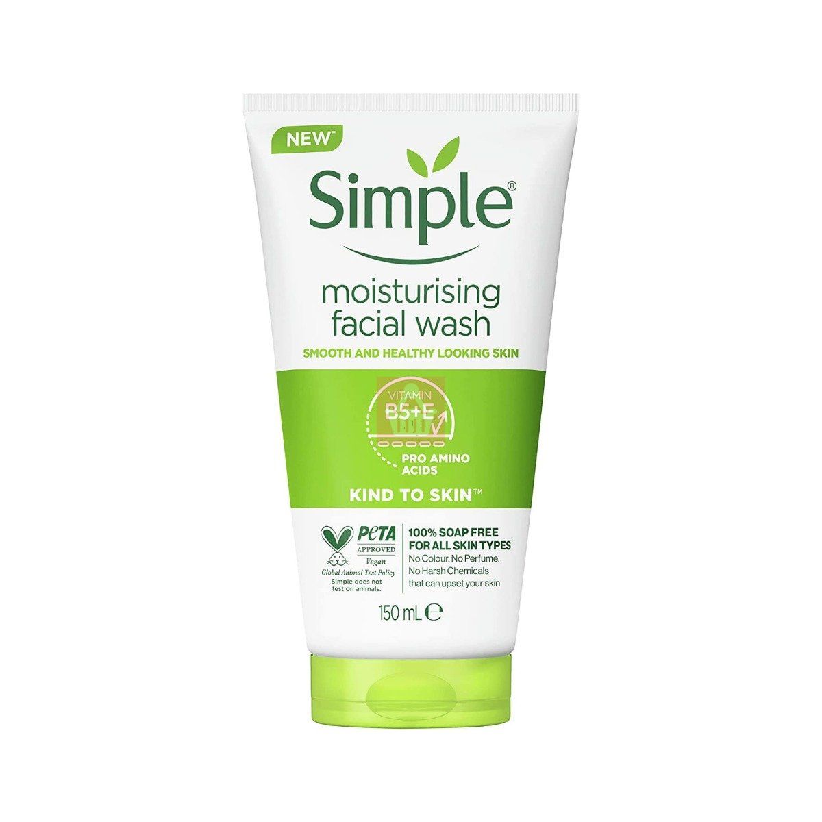 Picture of International Poland product Simple Moisturising facial wash used for male female - 150 ml