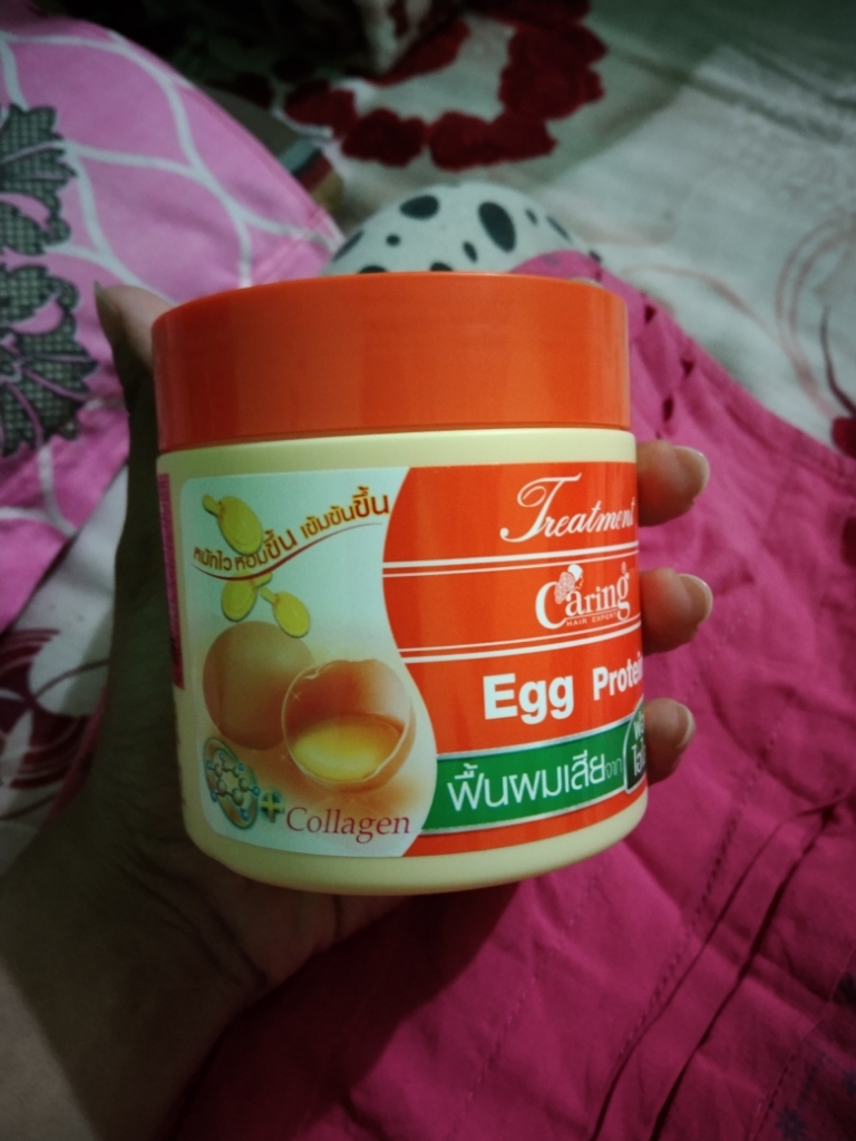 Picture of International Thailand product Hair Treatment hair care formula caring Egg protein used for male / female - 500 gm