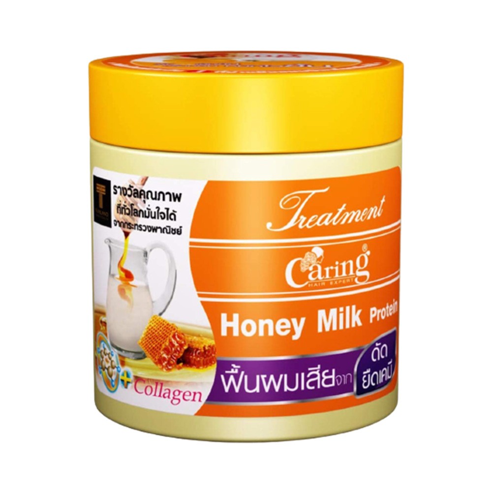 Picture of International Thailand product Hair Treatment hair care formula caring honey milk used for male / female - 250 gm