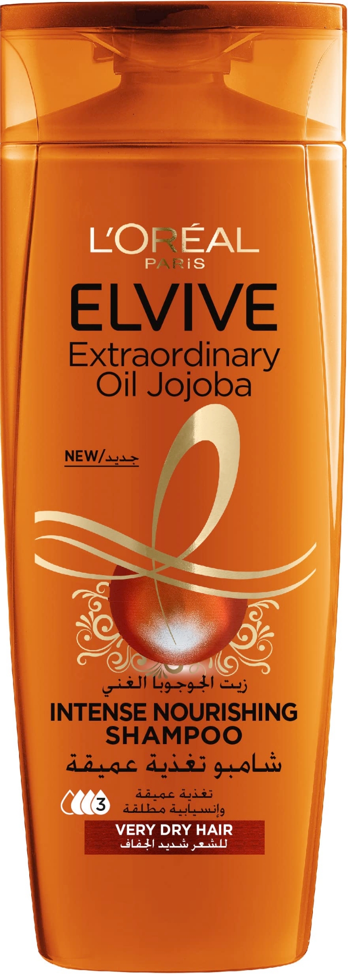 Picture of International Egypt product Hair care Loreal Extraordinary Oil Jojoba shampoo used for male/ female - 400 ml
