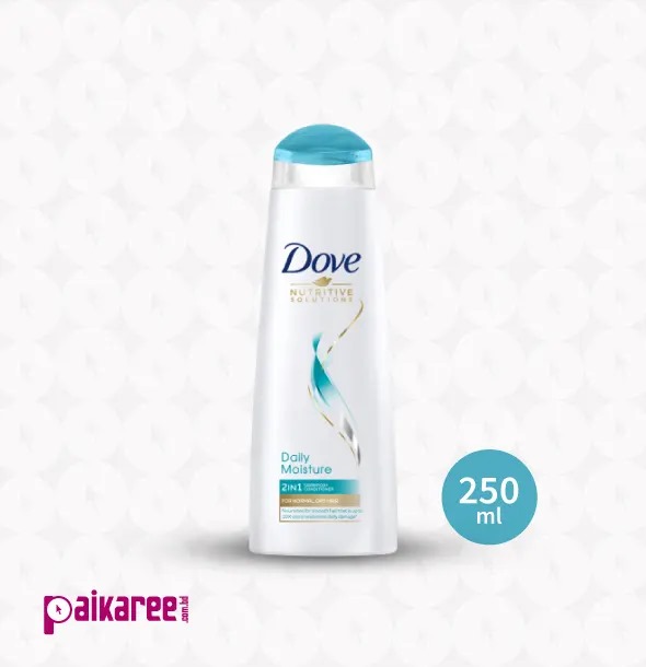 Picture of International France product Hair care Dove DAILY MOISTURE shampoo used for male/ female - 250 ml