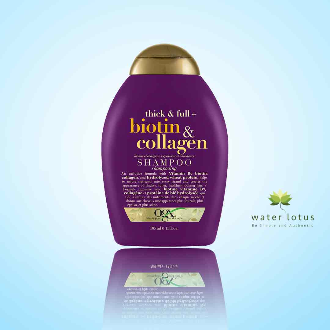 Picture of International European product Hair care Ogx thick & Full +Biotin & Collagen Conditioner used for male/ female - 385 ml