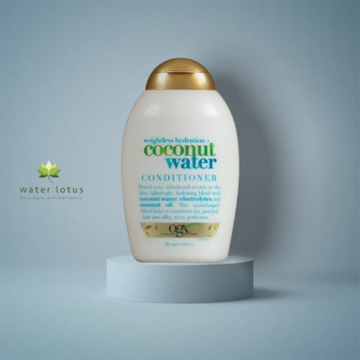 Picture of International European product Hair care Ogx coconut water Conditioner used for male/ female - 385 ml