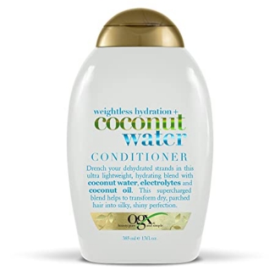 Picture of International European product Hair care Ogx coconut water Conditioner used for male/ female - 385 ml