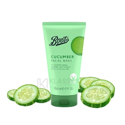Picture of International UK product Boots CUCUMBER facial wash used for male/female - 150 ml