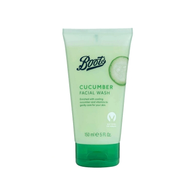 Picture of International UK product Boots CUCUMBER facial wash used for male/female - 150 ml