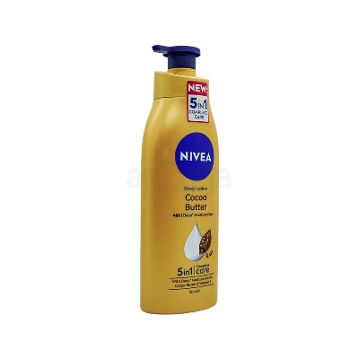 Picture of Any season used International Germany product Nivea Cocoa Butter Body Lotion used for male/ female - 400 ml