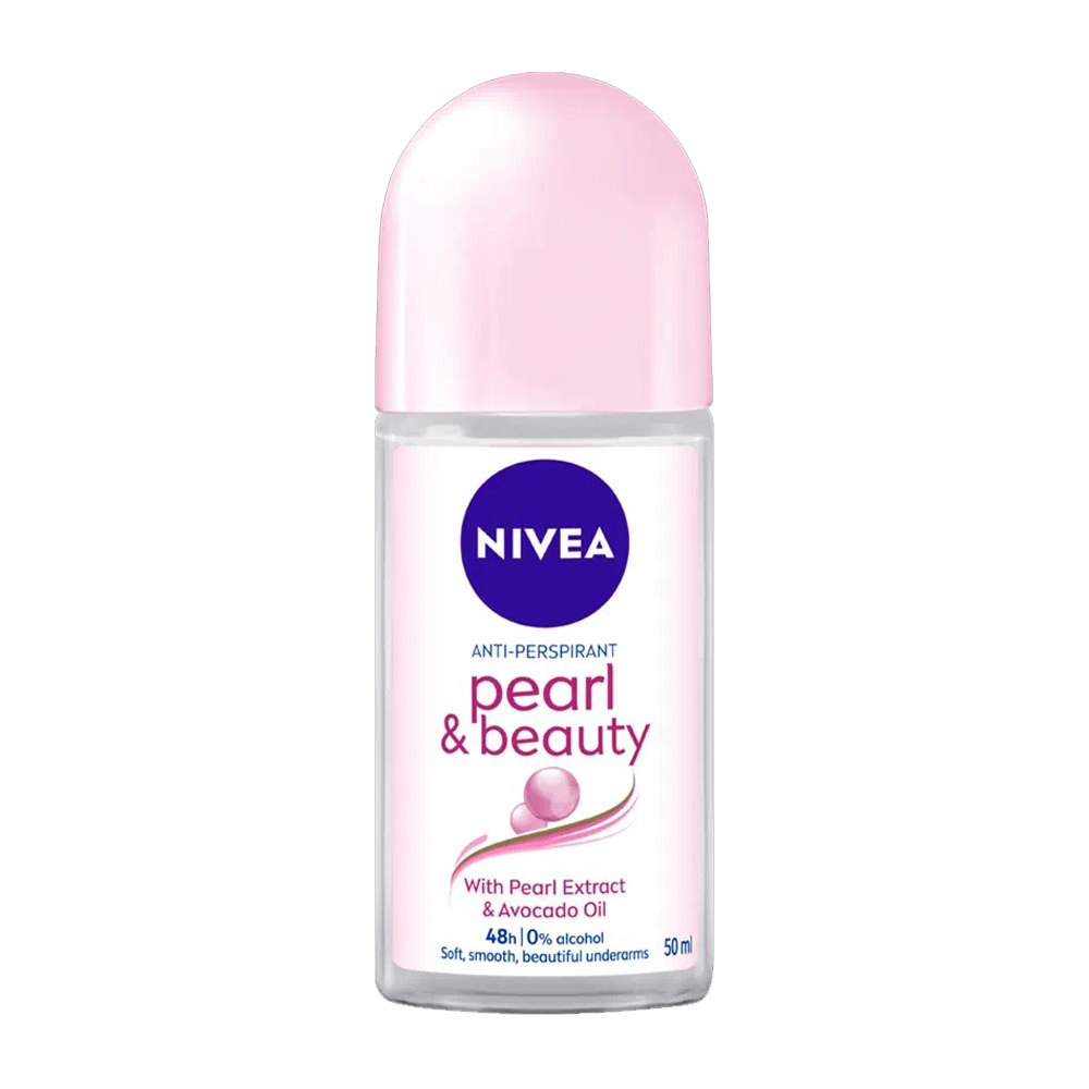 Picture of International Germany product Deodorant Roll on NIVEA pearl & beauty used for male/female - 50 ml