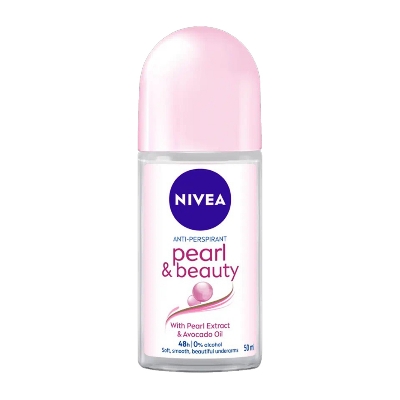 Picture of International Germany product Deodorant Roll on NIVEA pearl & beauty used for male/female - 50 ml