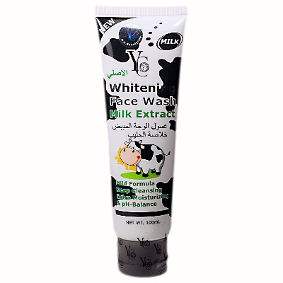 Picture of International Thailand product Skin care YC Whitening Milk Extract face wash used for male/female - 100 ml
