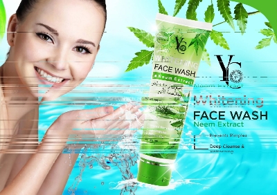 Picture of International Thailand product Skin care YC Whitening Cucumber Extract face wash used for male/female - 100 ml