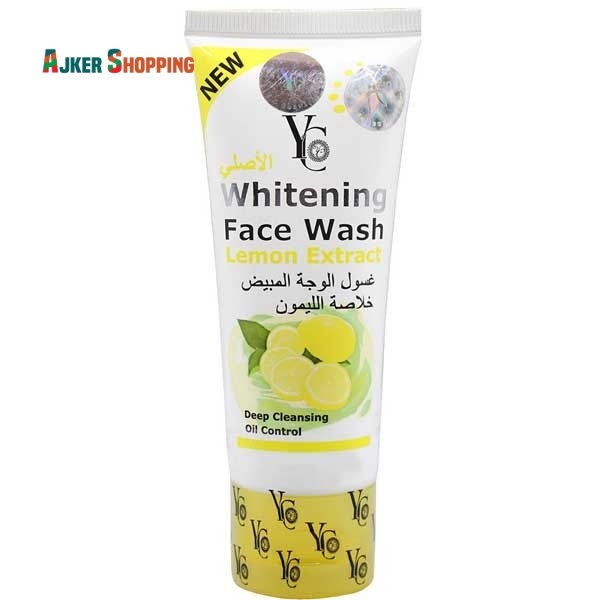 Picture of International Thailand product Skin care YC Whitening Lemon Extract face wash used for male/female - 100 ml
