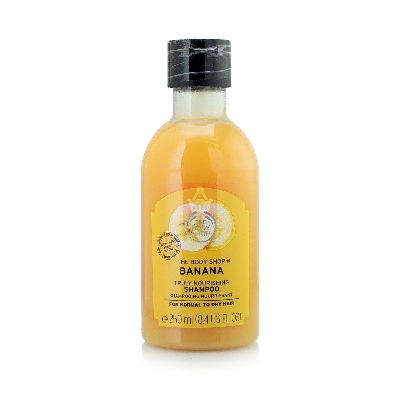 Picture of International UK product Hair care The body shop BANANA shampoo used for male/ female - 250 ml