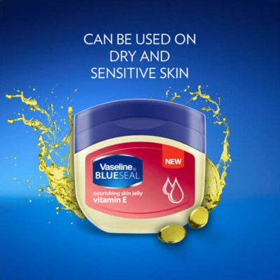 Picture of International South African Product Skin care Vaseline Blueseal Vitamin E used for male/female - 250 ml