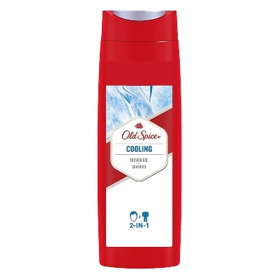 Picture of International European product Skin care Old Spice Cooling 2-in1 Shower Gel used for male/female - 400 ml