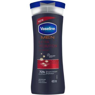 Picture of International South African Product Skin care Vaseline Men Extra Hydration body lotion used for male - 400 ml