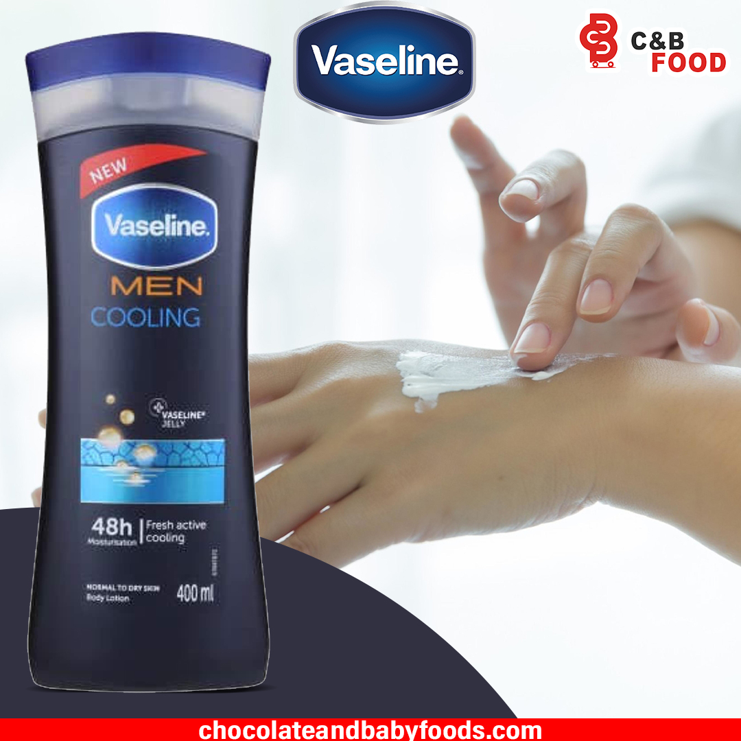 Picture of International South African Product Skin care Vaseline Men Cooling body lotion used for male - 400 ml