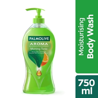 Picture of International Thailand product Skin care Palmolive Morning Tonic Shower Gel used for male/female - 750 ml