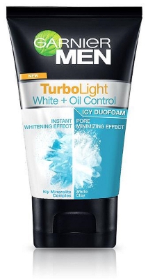 Picture of International European product Skin care Men Turbolight Oil Control whitening super duo foam face wash used for male - 100 ml