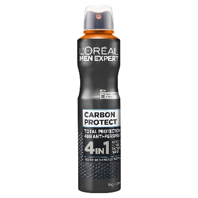 Picture of International European product Body Spray Loreal men expert Carbon Protect used for male - 250 ml