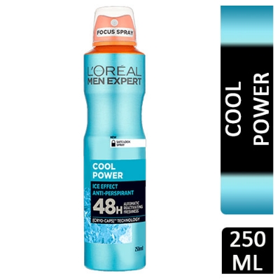 Picture of International European product Body Spray Loreal men expert Cool Power used for male - 250 ml