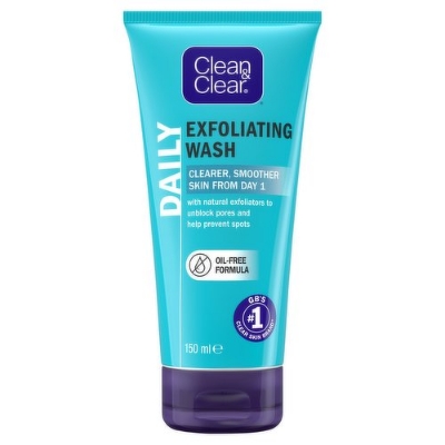 Picture of International France product Clean & Clear Daily Exfoliating wash used for male/female - 150 ml