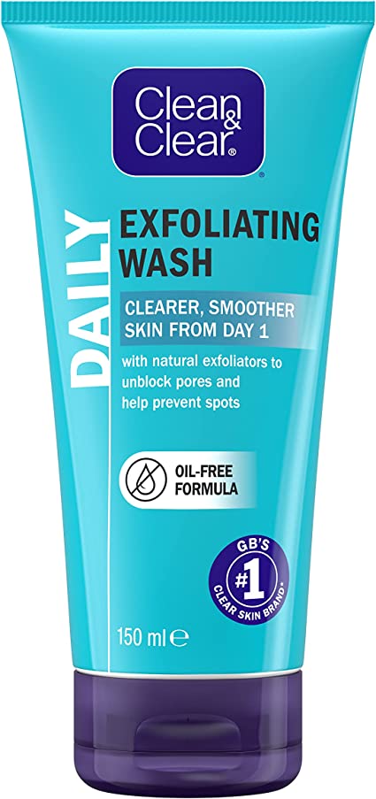 Picture of International France product Clean & Clear Daily Exfoliating wash used for male/female - 150 ml