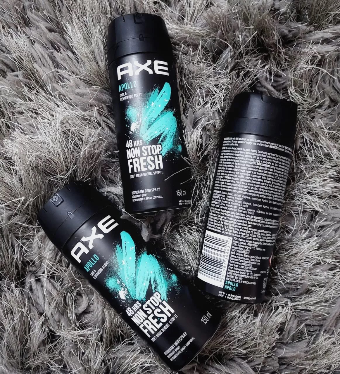 Picture of International European product Body spray AXE APOLLO used for male - 150 ml