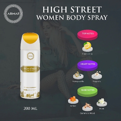 Picture of International UAE product Body Spray Armaf High Street used for female - 200 ml