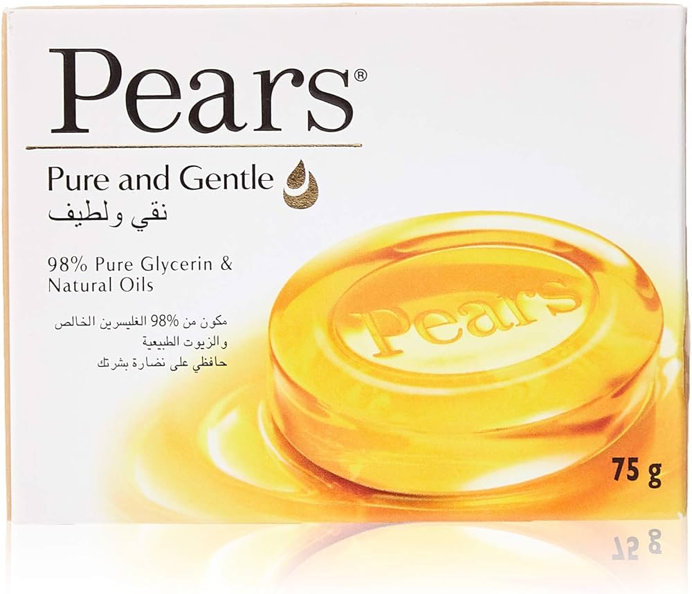 Picture of International European product Skin care Pears body soap Pure and Gentle used for male/female - 75 gm