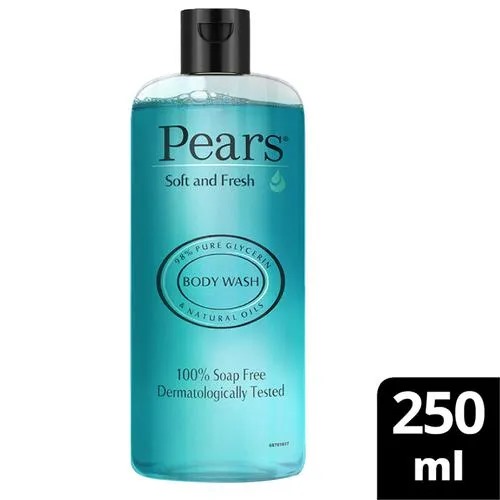 Picture of International European product Skin care Pears Shower gel Soft and Fresh used for male/female - 250 ml