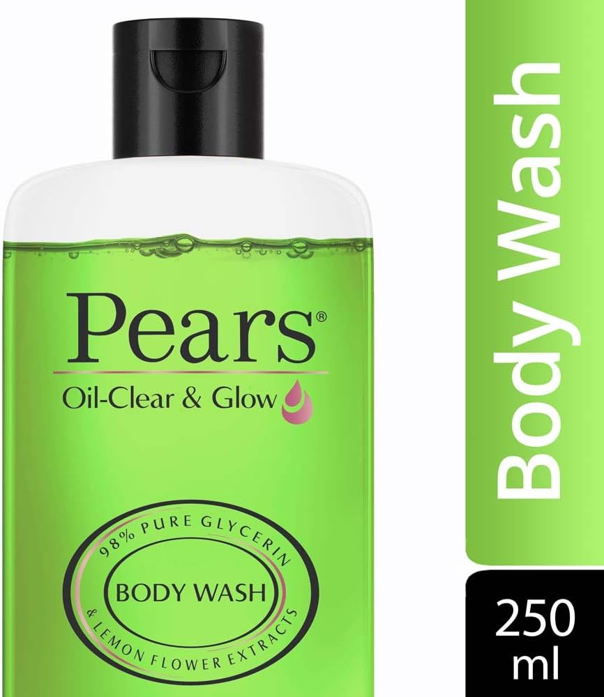 Picture of International European product Skin care Pears Shower gel Oil clear and glow used for male/female - 250 ml
