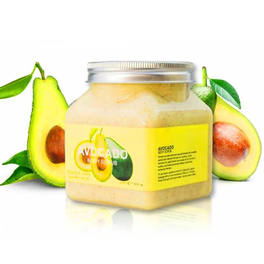 Picture of International European product Body care Pretty Cowry Avocado body scrub used for male/female - 350 ml