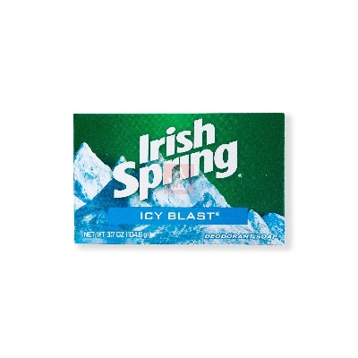 Picture of International Thailand product Irish Spring Icy Blast Soap used for male/ female - 104 gm