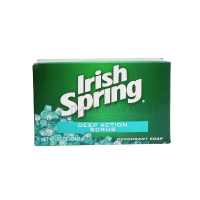 Picture of International Thailand product Irish Spring Deep Action Scrub Soap used for male/ female - 104 gm