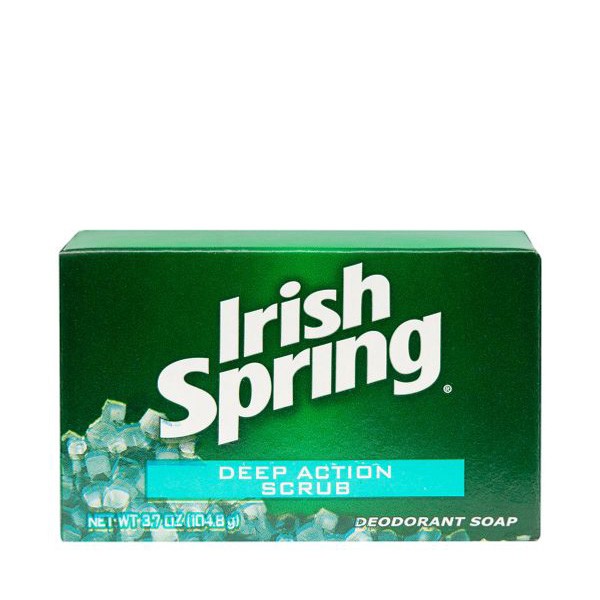 Picture of International Thailand product Irish Spring Deep Action Scrub Soap used for male/ female - 104 gm