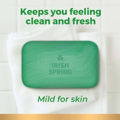 Picture of International Thailand product Irish Spring Moisture Blast Soap used for male/ female - 104 gm