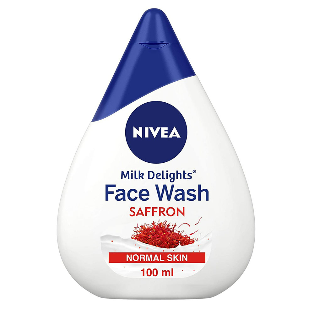 Picture of International UAE Imported product skin care Nivea Milk Delights Saffron face wash used for male/female - 100 ml