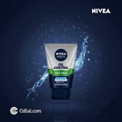 Picture of International European product skin care Nivea men Oil control face wash used for male - 100 gm